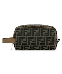 Not for sale: Fendi Small FF Jacquard Toiletry Case Green