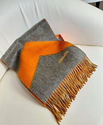 Not for sale: Hermes Cashmere Double-sided Tassel Scarf Gray