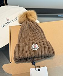 Not for sale: Moncler Wool Beanie with Pom Pom Coffee