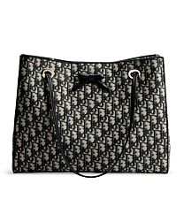 Christian Dior Medium Shopping Bag M1409 Dark Blue