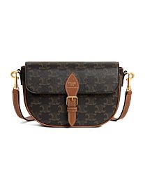 Celine Folcd 122652 Dark Coffee