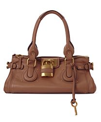 Chloe Paddington Bag In Grained Leather 25WS802