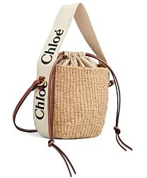 Chloe Small Woody Basket Cream