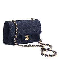 Chanel Mini Classic Handbag A69900 Dark Blue