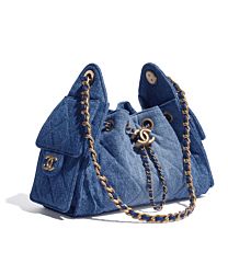 Chanel 25 Mini Handbag AS5631 Blue