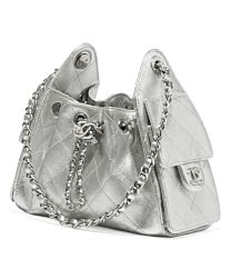 Chanel 25 Mini Bag AS5631 Silver