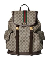 Gucci Ophidia Large Backpack Dark Coffee