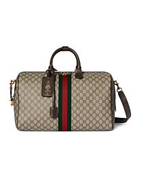 Gucci Savoy Medium Duffle Bag Dark Coffee