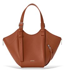 Loewe Hammock Flip Bag In Classic Calfskin