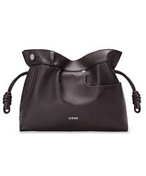 Loewe Panta Medium Flamenco Clutch In Shiny Calfskin A411FC1XBV