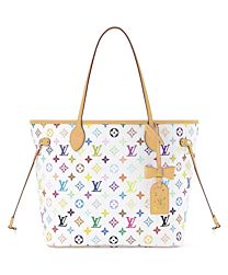 Louis Vuitton LV x TM Neverfull MM M27787 White