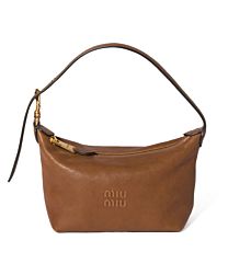 Miu Miu Suede Pouch 5NE841 Coffee