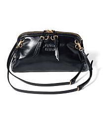 Miu Miu Leather Clutch 5BF131 Black