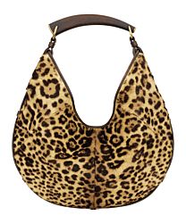 Saint Laurent Mombasa Medium In Pony Hair Leather 862029 Coffee
