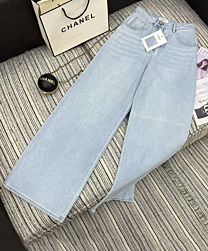 Chanel Women's Jeans Blue