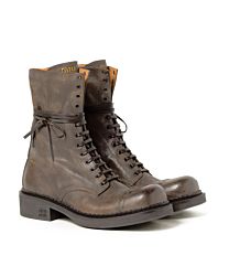 Miu Miu Women's Leather Laced Booties