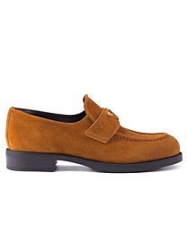 Prada Women's Suede Loafers 1D329N 