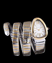 Bvlgari stainless steel automatic watch for women White