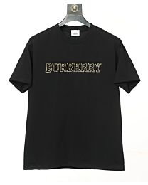 Burberry Logo Cotton T-shirt Black