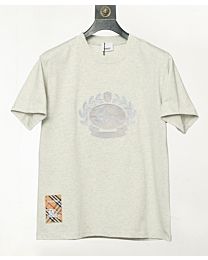 Burberry EKD Cotton T-shirt Cream