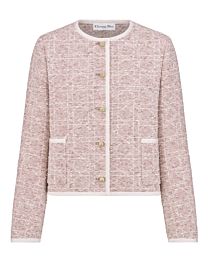 Christian Dior Women's Macrocannage Cropped Jacket