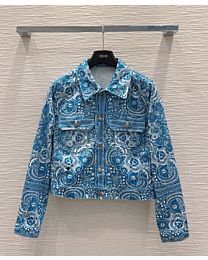 Christian Dior Women's Denim Jacket Blue