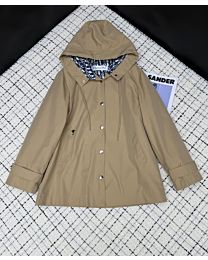 Christian Dior Women's Twill-Lined Trench Coat Apricot