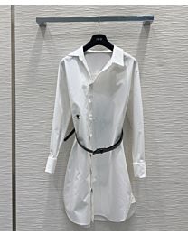 Christian Dior Women's Shirtdress White