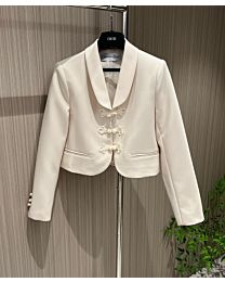 Christian Dior Women's Chinese Button Jacket 