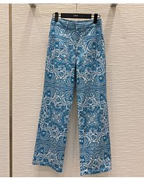 Christian Dior Women's Flared Jeans Blue