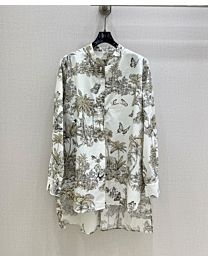 Christian Dior Women's Dioriviera Long Blouse Cream