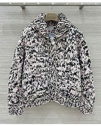 Christian Dior Women's Chunky Knit Cardigan Pink