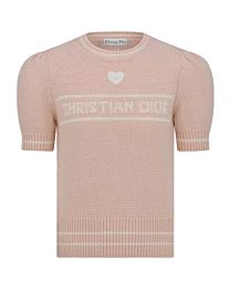 Christian Dior Women's Sleeve Knitwear Pink