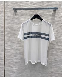 Christian Dior Women's Cotton Jersey T-Shirt White
