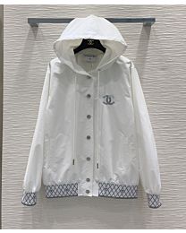 Chanel Women's Hooded Zipped Jacket 