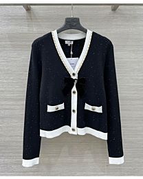 Chanel Women's Knitted Cardigan Black