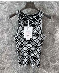 Chanel Women's Knitted Vest Black