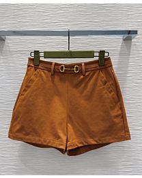 Gucci Women's Flannel Shorts Coffee