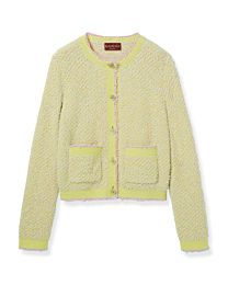 Gucci Women's Cotton Blend Cardigan Cream