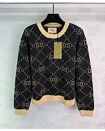 Gucci Gucci Women's Sweater With Round Black
