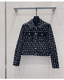 Hermes Women's Porte-Bonheur Bandana Denim Jacket