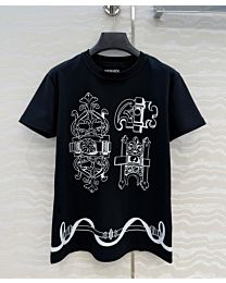 Hermes Women's Short-Sleeved T Shirt Black