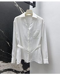 Loewe Women's Linen Shirt White