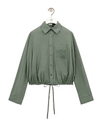 Loewe Women's Shirt In Cotton Blend Green