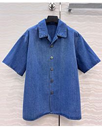 Loewe Women's Denim Shirt Blue