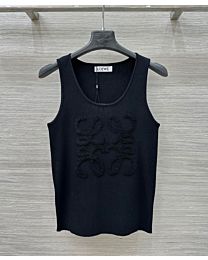 Loewe Women's 3D Embroidered Vest Cardigan