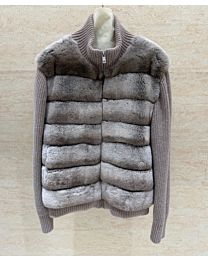 Loro Piana Women's Fur Jacket Gray