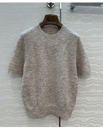 Loro Piana Crew Neck Sweater Gray