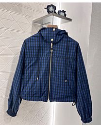 Louis Vuitton Women's Hooded Double-faced Jacket Black