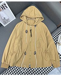 Louis Vuitton Women's Ruffled Parka Apricot